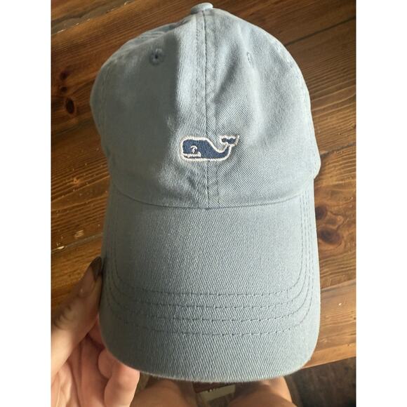 Vineyard Vines Other - Vineyard Vines Men Baseball Cap Hat Classic Whale Logo Light Blue Adjustable